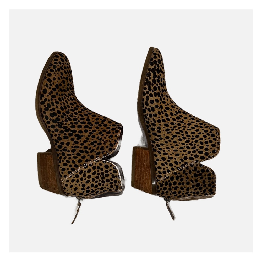 Printed ankle boots